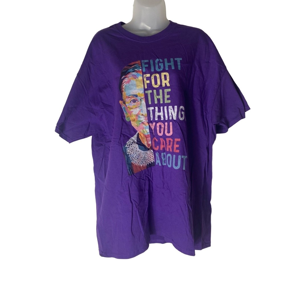 Fruit Of The Loom T-Shirt Unisex XLarge Graphic Tee Purple HD Cotton